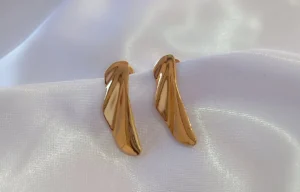 Aretes Broquel en Acero Inoxidable