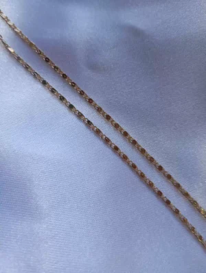 CADENA DE ESLABONES EN ACERO INOXIDABLE DORADO