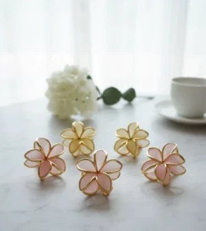 PINZA PARA CABELLO FLOR ACRILICA
